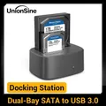 Unionsine dual bay hdd docking station mit offline clone sata zu usb 3 0 hdd clone docking station