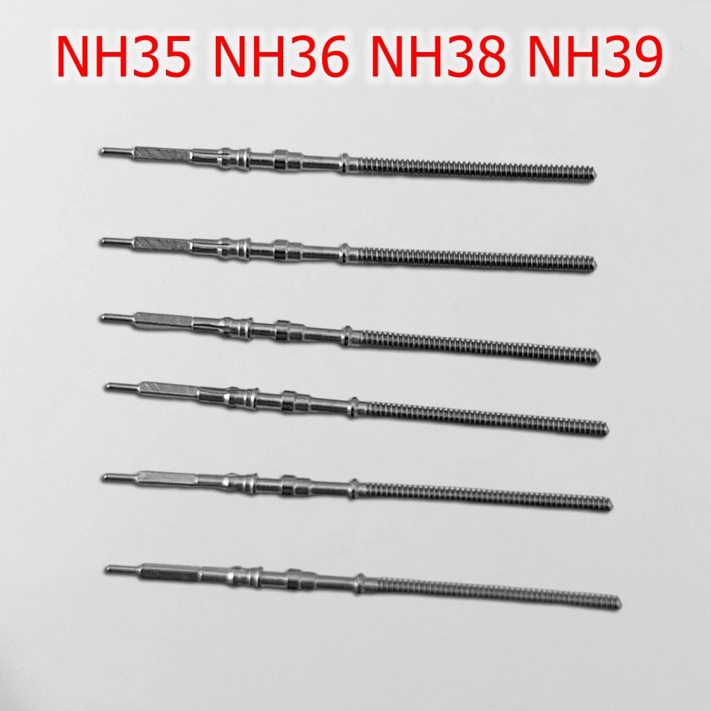 Goutent NH35 NH36 NH38 NH39 Uhr Edelstahl Stem Kit Bewegung Fit Stahl Krone herren Uhr Bewegung Uhr Teile Krone Stem Image