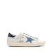 Super-star Leather Sneakers - Men's - Fabric/calf Leather/calf Leatherrubber - White - Golden Goose Deluxe Brand Sneakers