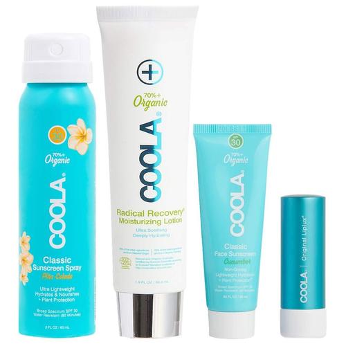 Coola - Travel Kit 4-Piece Gesichtspflegesets 1 ct