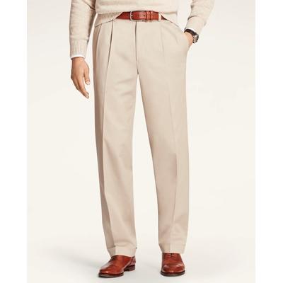 Brooks Brothers Men's Elliot Fit Stretch Cotton Advantage Chino Pants | Khaki | Size 34 34