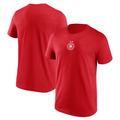 DFB Frauen Small Mono Logo Grafik T-Shirt - Rot - Herren