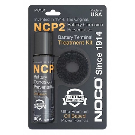 NOCO MC101 Battery Terminal Treatment Kit,Gray,1" L