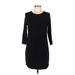 Old Navy Casual Dress - Shift: Black Solid Dresses - Women's Size Medium