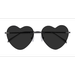 Unisex s heart Black Metal Prescription sunglasses - Eyebuydirect s Sun Amore