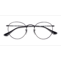 Unisex s round Black Metal Prescription eyeglasses - Eyebuydirect s Ray-Ban RB3447V