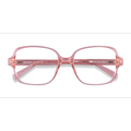Female s square Clear Nude Eco Friendly,Plastic Prescription eyeglasses - Eyebuydirect s Poplar