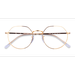 Unisex s geometric Gold Metal Prescription eyeglasses - Eyebuydirect s Ray-Ban RB6465 Jack