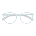 Female s round Light Blue Plastic Prescription eyeglasses - Eyebuydirect s Dutchess