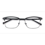 Male s rectangle Black Plastic, Metal Prescription eyeglasses - Eyebuydirect s Osten