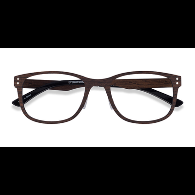 Unisex s rectangle Wood Eco Friendly,Wood Texture Prescription eyeglasses - Eyebuydirect s Earth