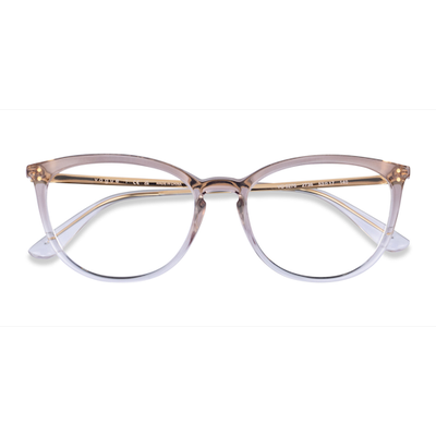 Female s horn Gradient Brown Plastic Prescription eyeglasses - Eyebuydirect s Vogue Eyewear VO5276