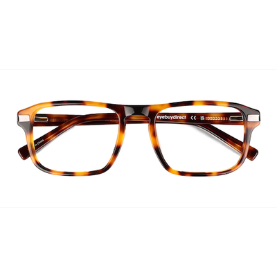 Unisex s rectangle Tortoise Acetate Prescription eyeglasses - Eyebuydirect s Kiel