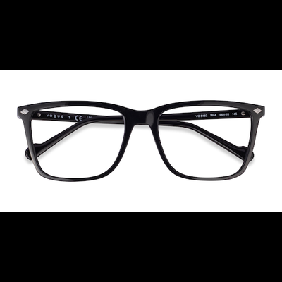 Unisex s square Black Plastic Prescription eyeglasses - Eyebuydirect s Vogue Eyewear VO5492