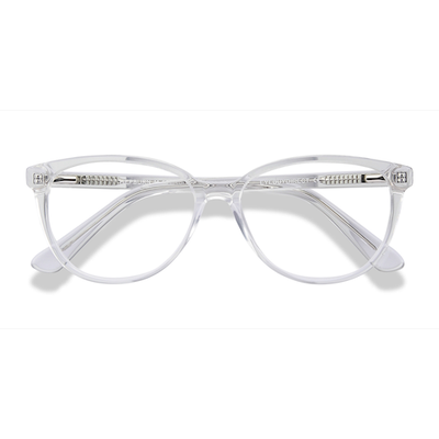 Female s horn Clear Acetate Prescription eyeglasses - Eyebuydirect s Hepburn