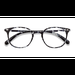 Unisex s round Black Floral Plastic Prescription eyeglasses - Eyebuydirect s Hubris