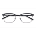 Male s rectangle Black Plastic, Metal Prescription eyeglasses - Eyebuydirect s Osten