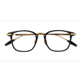 Unisex s square Black Acetate, Metal Prescription eyeglasses - Eyebuydirect s Terra