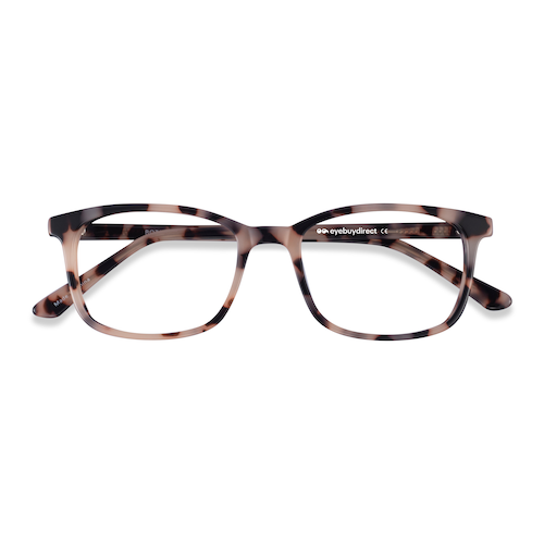 Unisex s rectangle Ivory Tortoise Acetate Prescription eyeglasses - Eyebuydirect s Botanist