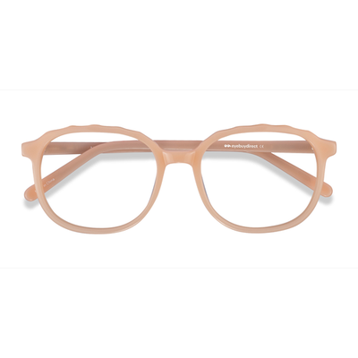 Female s square Clear Nude Acetate Prescription eyeglasses - Eyebuydirect s Maria