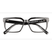 Unisex s square Black Acetate Prescription eyeglasses - Eyebuydirect s Briggs