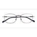 Male s oval Silver Antique Metal Prescription eyeglasses - Eyebuydirect s Vogue Eyewear VO4275