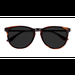 Unisex s square Brown Striped Acetate, Metal Prescription sunglasses - Eyebuydirect s Sun Ultraviolet