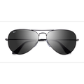 Unisex s aviator Black Metal Prescription sunglasses - Eyebuydirect s Ray-Ban RB3025