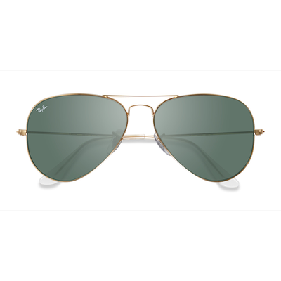 Unisex s aviator Gold Metal Prescription sunglasses - Eyebuydirect s Ray-Ban RB3025