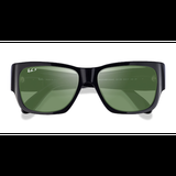 Unisex s square Black Acetate Prescription sunglasses - Eyebuydirect s Ray-Ban RB2187