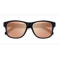 Unisex s square Black Gold Plastic Prescription sunglasses - Eyebuydirect s Float