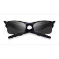 Unisex s rectangle Shinny Black Plastic Prescription sunglasses - Eyebuydirect s Oakley OO9154 Half Jacket 2.0