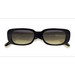 Male s rectangle Black Yellow Acetate Prescription sunglasses - Eyebuydirect s ARNETTE Litty