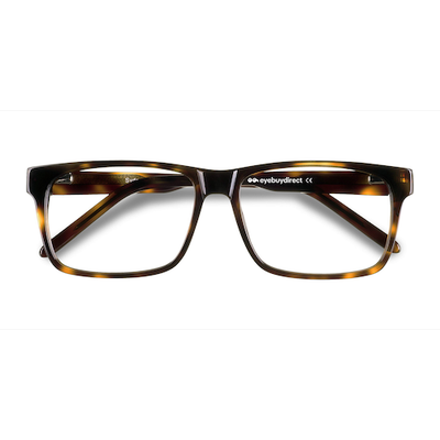 Unisex s rectangle Tortoise Acetate Prescription eyeglasses - Eyebuydirect s Sydney