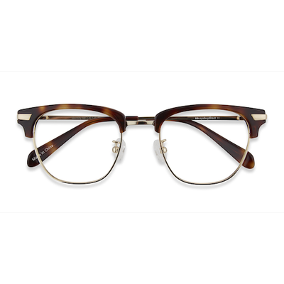 Unisex s browline Tortoise Acetate, Metal Prescription eyeglasses - Eyebuydirect s Identity