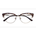 Female s horn Leopard & Gold Acetate, Metal Prescription eyeglasses - Eyebuydirect s Essential