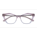 Female s horn Shiny Pink Gradient Acetate,Metal Prescription eyeglasses - Eyebuydirect s Tiffany