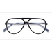 Male s aviator Black Acetate Prescription eyeglasses - Eyebuydirect s Loft