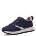 Tamaris Damen Sneaker Low Vegan; NAVY COMB/blau; 38 EU