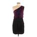 T.L.H. by Hype Casual Dress: Purple Dresses - Women's Size Medium