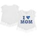 Toddler Tiny Turnip White Kentucky Wildcats I Love Mom Fringe T-Shirt