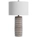 Bassett Montsphere 29" Rustic Gray Faux Cement Table Lamp