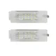 2 pièces 18SMD blanc blanc LED intérieur lampe coffre de voiture compartiment à bagages lumière
