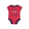 Team Apparel Short Sleeve Onesie: Red Bottoms - Size 3-6 Month