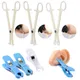 1PC Profession Acrylic Disposable Piercing Clamp Ear Lip Navel Nose Round Open Septum Piercing Tools