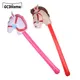 Hot Sale 1pc Inflatable Stick Horse Head Pony Stick Balloon Cowboy Cowgirl Farm Animal Themed