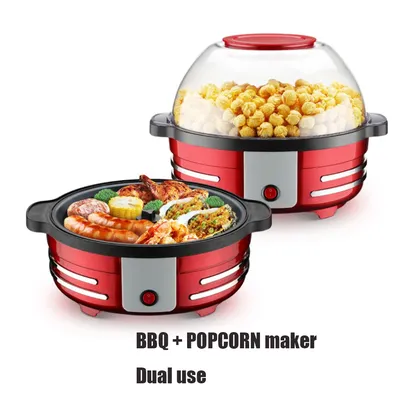 Machine à pop-corn électrique de grande capacité ménage automatique Popcorn à air chaud machine