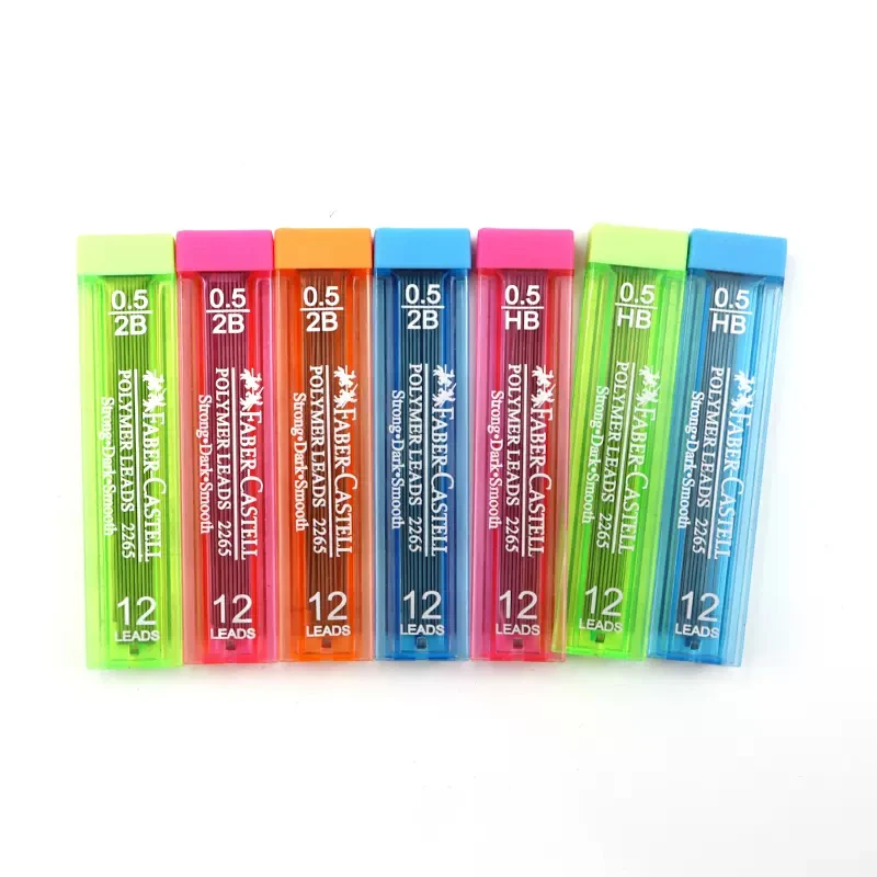Faber Castell 2B/HB 0,5 mm automatische Druckbleistiftminen, automatische Bleistiftmine, Nachfüllung, Skizzieren, Zeichnen, Schreibwaren Image