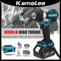 Kamolee-Batterie Lithium-Ion pour Makita 18V 1800 N.M Couple ÉWerDTW700 Sans Balais Sans Fil à