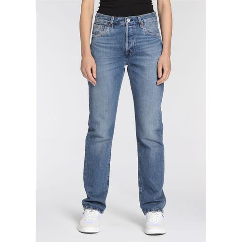 "5-Pocket-Jeans LEVI'S ""Jeans Jeans 501 JEANS"" Gr. 27, Länge 30, bunt (blue from green) Damen Jeans 5-Pocket-Jeans"